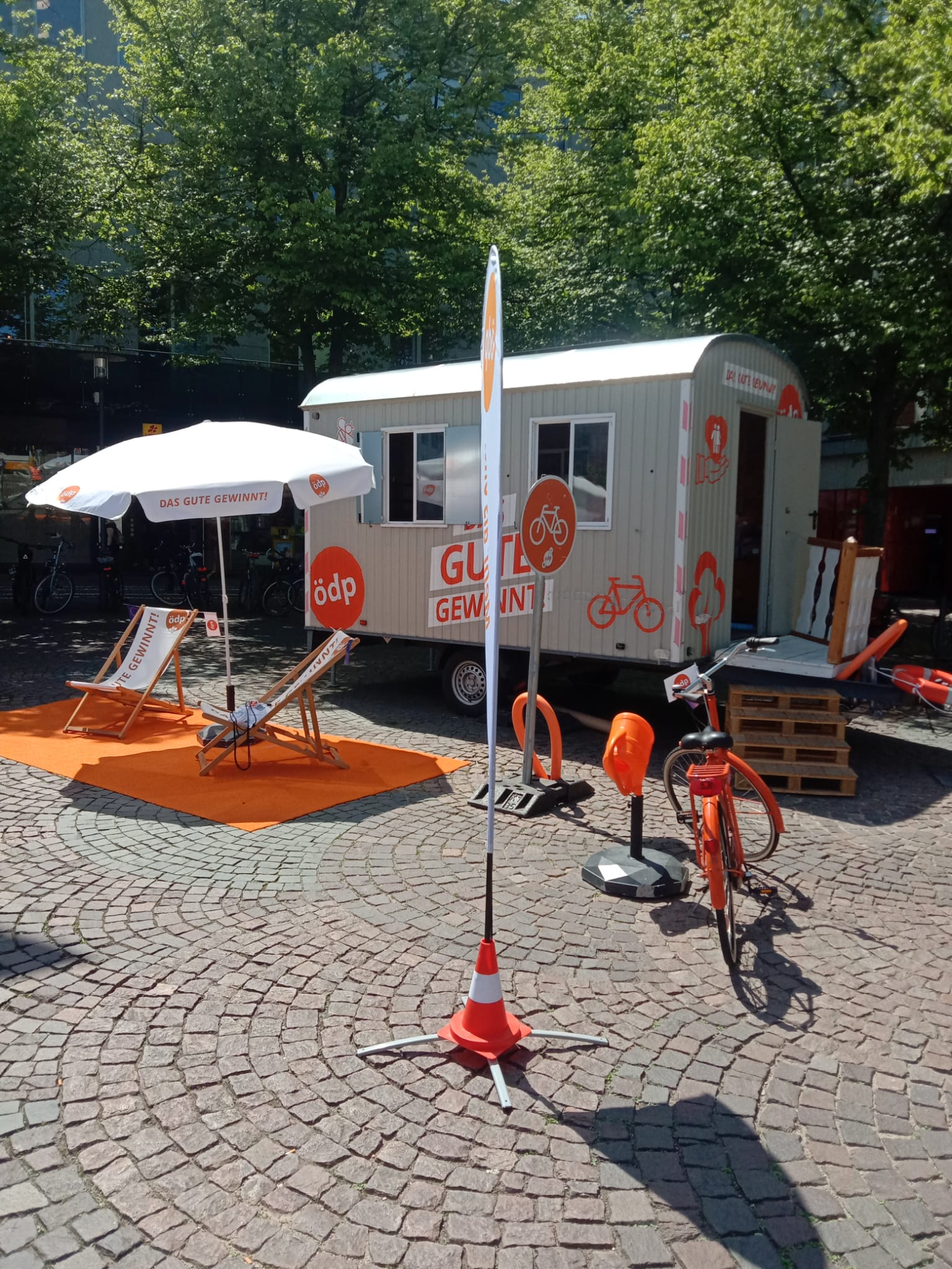 ÖDP-Demokratiewagen